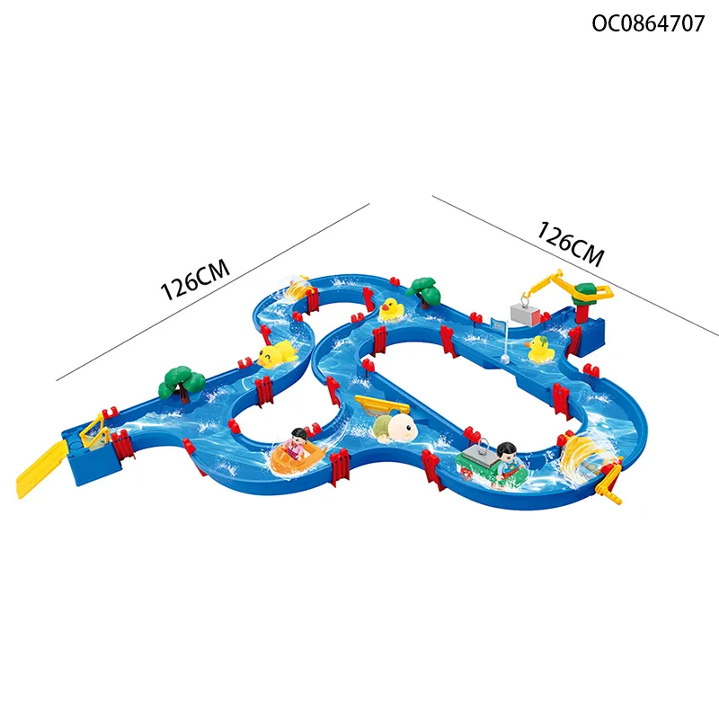 Wholesale Educational Electric Plastic DIY Track Play Children's Bath and Water Game Toys