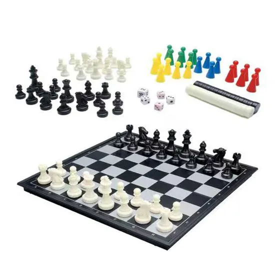 Wholesale Family Classic Table 18in1 Customized 3D Foldable Magnetic Chess Board Game