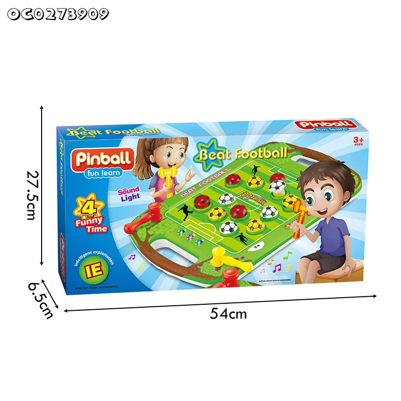 Wholesale Children Montessori Interactive Fun Plastic Whack a Mole Board Game Electronic Hammer Toy for Kids