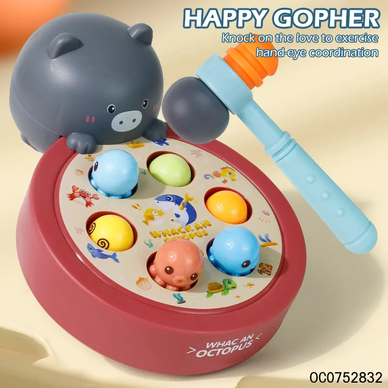 Wholesale Interactive Kids Family Children Baby Whack a Mole Electronic Board Game