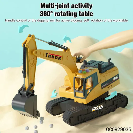 Track Slot Adventure Excavator Game Montessori Educational Toys for Boys