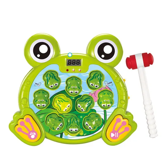 Wholesale Interactive Family Plastic Frog Game Baby Whack a Mole Electronic Board Game