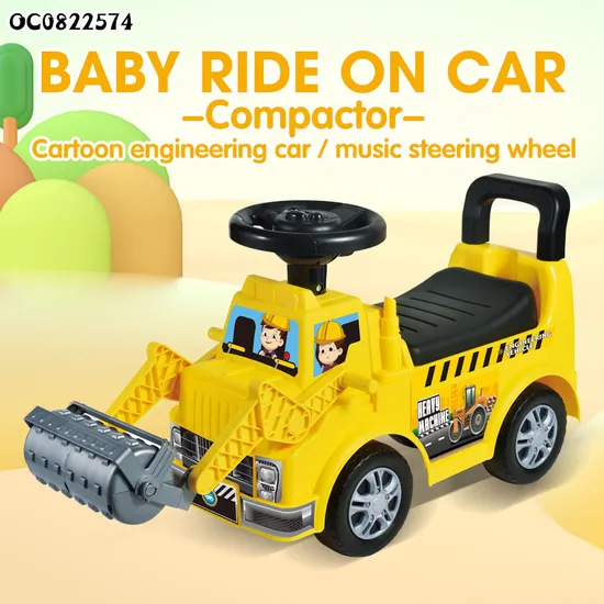 Wholesale Children Engineering Series Truck Model Kids Electric Ride on Car with Music