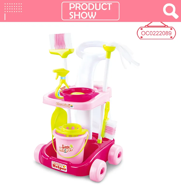 Wholesale Pretend Plastic Children House Cleaning Play Toy Sets for Kids