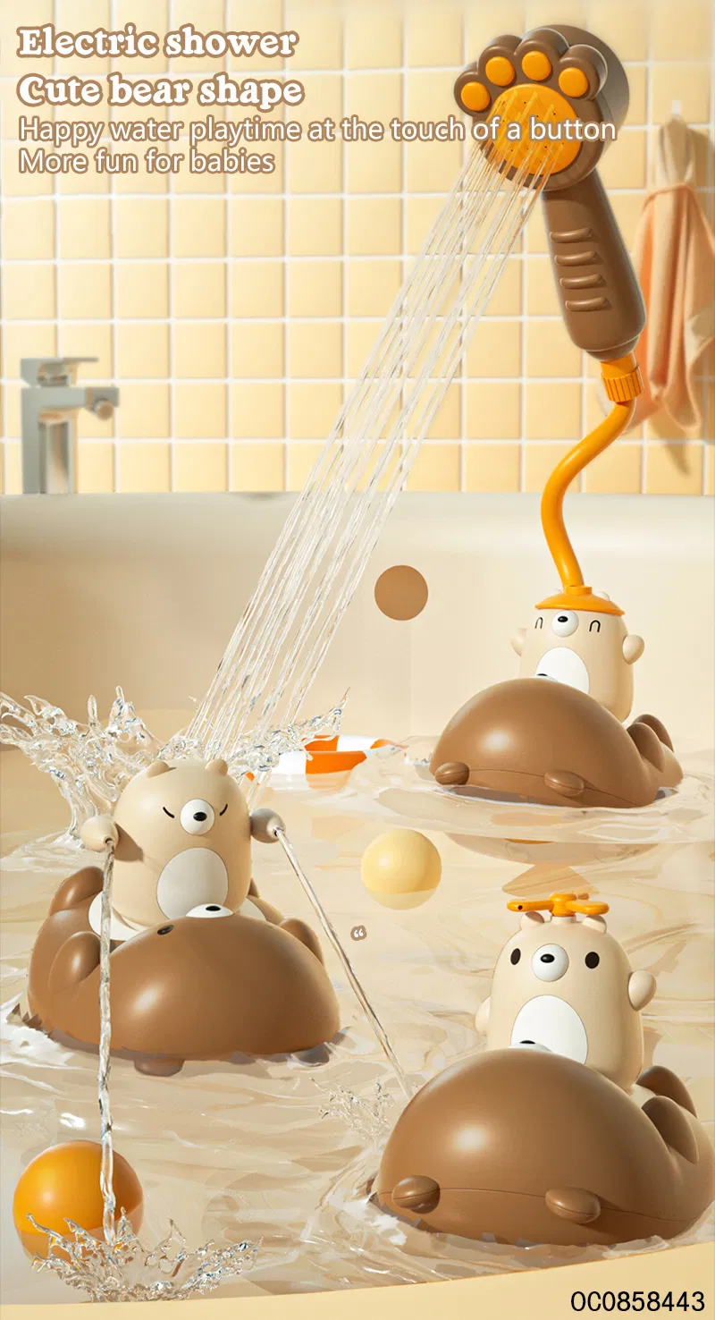 Wholesale Spray Animal Bathroom Baby Bath Cartoon Water Games Toy for Children
