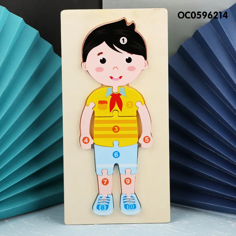 Kids Jigsaw Puzzles Montessori Toys Educational Wooden Toys Wholesale