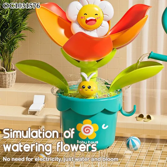 Wholesale Kids Shower Water Flower Bath Baby Water Game Toy for Kids