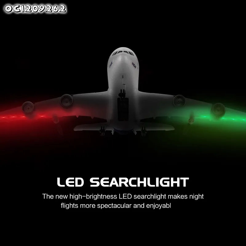 Wholesale Light up Flying Remote Control Foam RC Plane Model Aircraft for Children