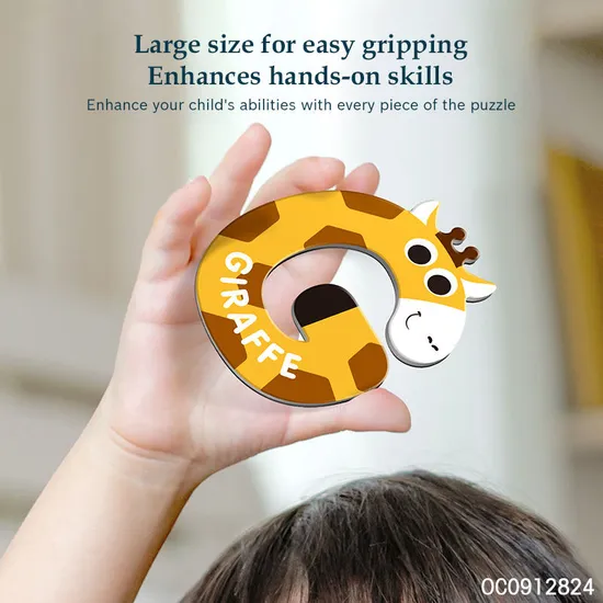 Abcd Cognitive Magnetic Toys Alphabet Animal Puzzle Board Games for Kids Educational