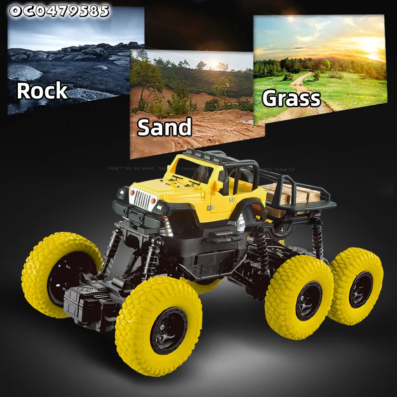 New Model 1: 16 Scale Cheap Wholesale Toys Climbing off Road Remote Control 6 Wheel RC Car