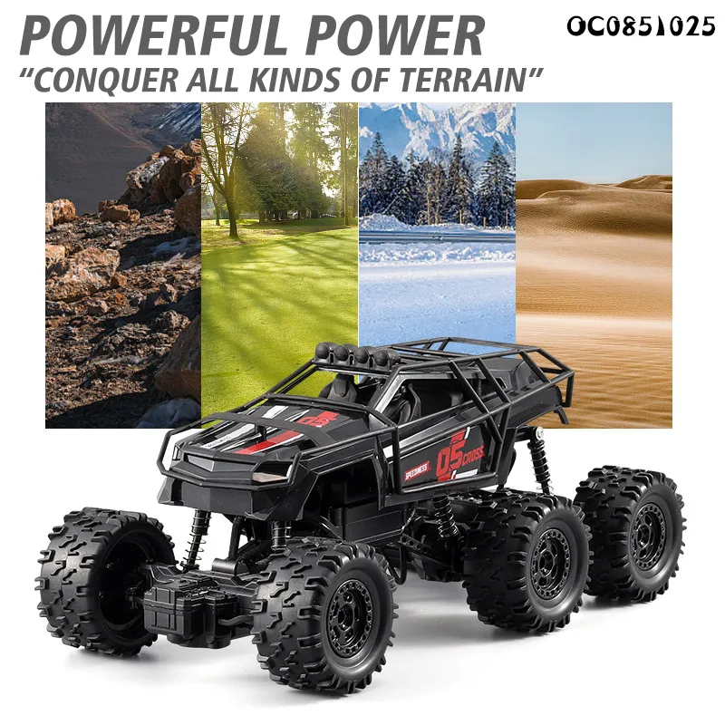 Wholesale 6 Wheels Remote Rock Climbing Model RC Cars Toy with High Speed off Road