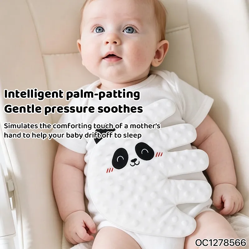 New Release Toys 2026 Electronic Plush Newborn Baby Automatic Tapping Hand Sensory Toys for Infant 0-3 Months Sleeping Tool