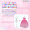 Custom Dress up Doll Set Wholesale Designer Clothing Game Toys with Crafts Accessories DIY for Kids