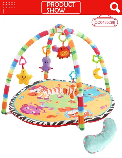 Hot Selling Playmat Portable Newborn Soft Safe Floor Mat Carpet Wholesale Foldable Baby Gym Mat
