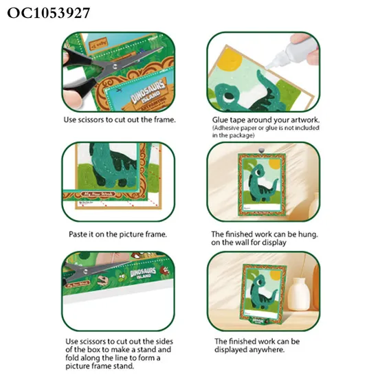 Woolen Handmade Educational Toys Painting 3D Ctrafts Arts DIY Pattern Kids Arts and Craft Trend 2024