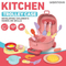 Kids Toddler Educational Pretend Cooking Games Play Set Happy Kitchen Toys for Sale with Plastic Tableware and Simulation Food