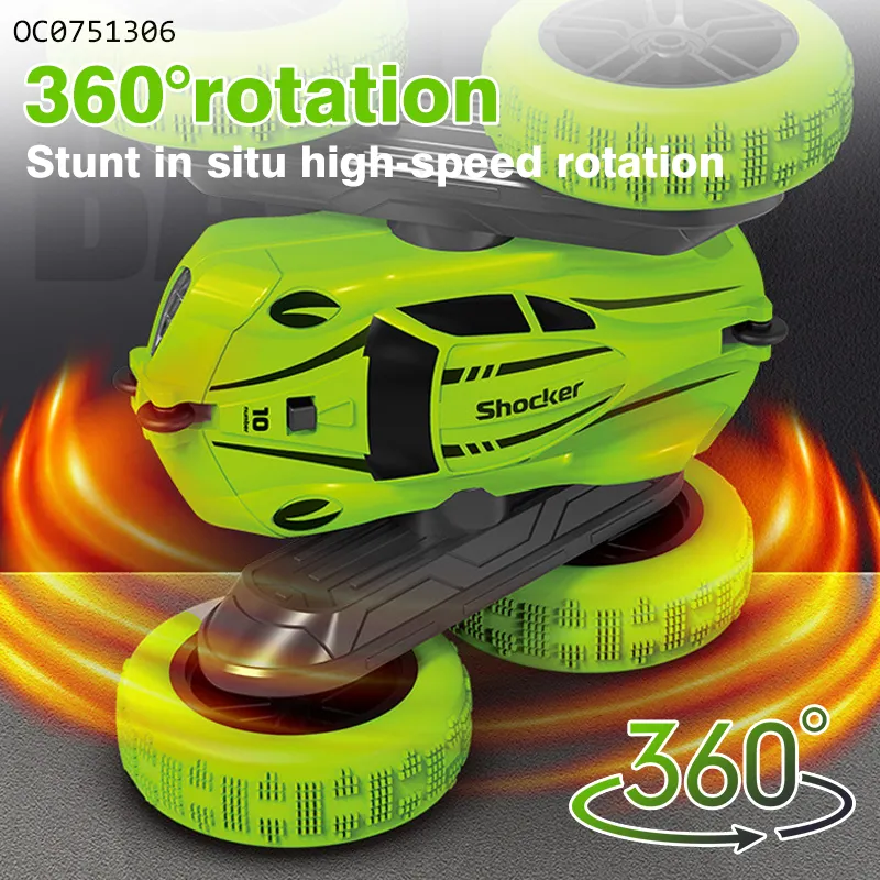 Wholesale 360 Rotation Flips RC Stunt Best Remote Control Car Toy with Light