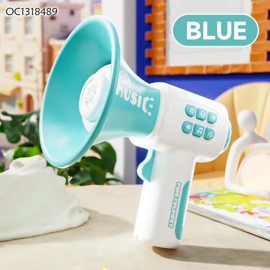 18 Months Baby Voice Changing Function Mini Pocket Trumpet 2026 Interactive Toys Electronic Voice Speaker with Music