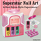 Toys Cosmetic Beauty Make up Toys Kids Nailpolish Machine Set for Girl