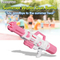 Trendy Summer Items 2026 New Manual Custom Logo Plastic Outdoor Game Water Gun Toy with 1500ml Large Capacity