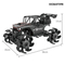 Mist Spray Rock Climbing off Road Toy RC Car 1: 14 4WD Metal Car Toy