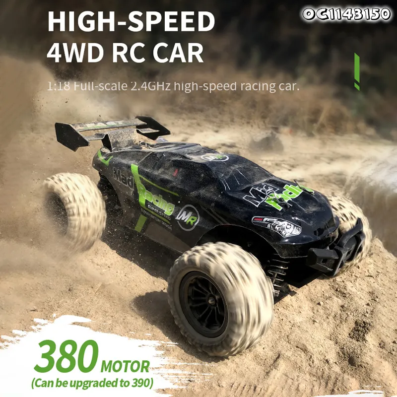 Plastic Remote Control Racing Car Toy High Speed Drift Car Model 1: 18 Scale RC Car