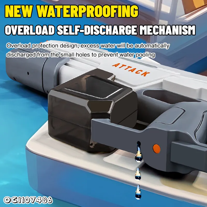 Shoot Game Automatic Absorption High Pressure Wholesale Electric Battery Operated Light up Strong Powerful Water Guns for Sale
