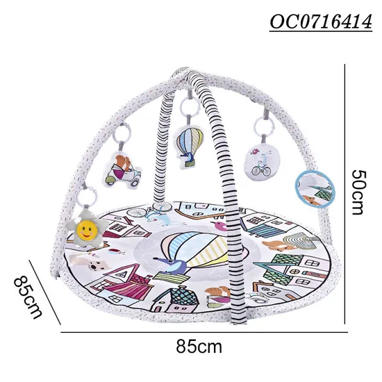 Hot Selling Infant Activity Mat Safety Training Newborn Wholesale Play Mat Baby Play Round Floor Mat