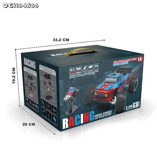 1: 14 Scale Remote Control Big RC Alloy Model Toy High Speed off Road 4WD Cars