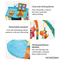 Hot Selling Baby Activity Exercise Crawling Mat Foldable Safe Baby Play Gym Mat with Hangin Animal Toys