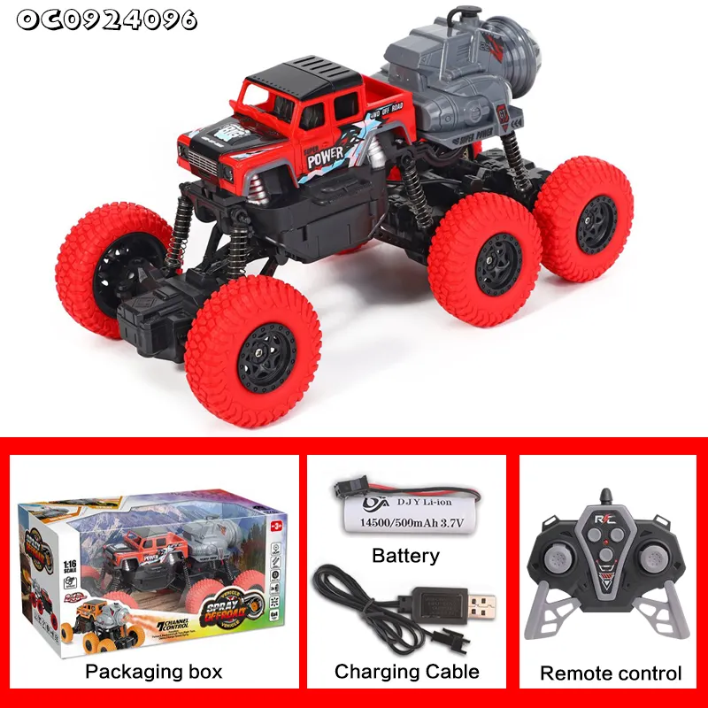 Remote Control off Road Vehicle Toys 6 Wheel RC Drift Hobby Grade Car for Kid