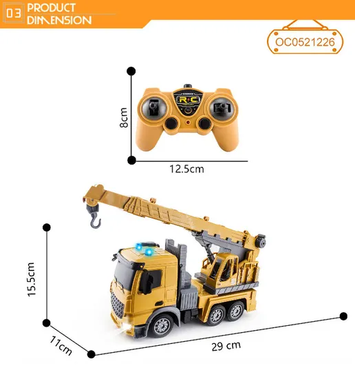 1: 24 Scale Mini Engine Toy Model Remote Controlled Car Toy Car