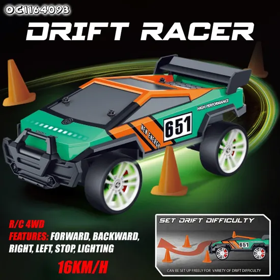 Remote Control Drifting Games Car 4WD Race Game High Speed Sports Wholesale RC 1: 18 Scale Cars