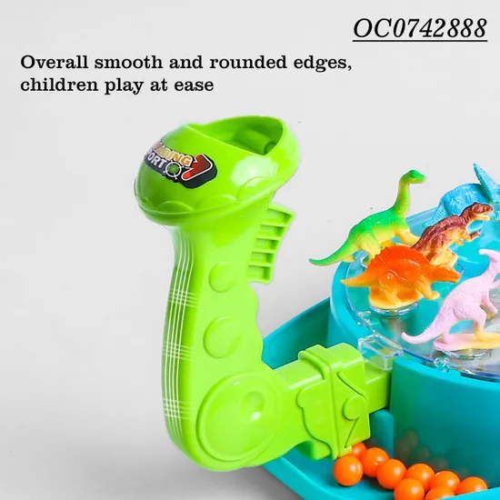 Ejection Beads Educational Interactive Play Fun Dinosaurs Battle Board Game Toy