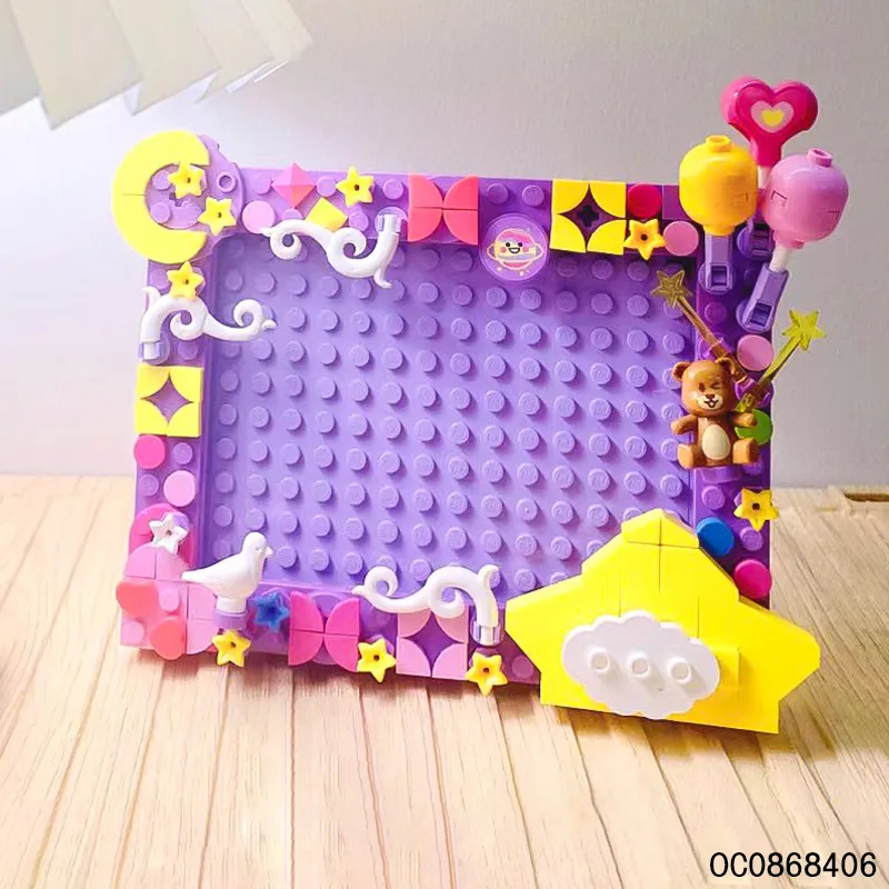 Kids Custom Building Blocks Photo Frame Educational Baby Toys for Sale
