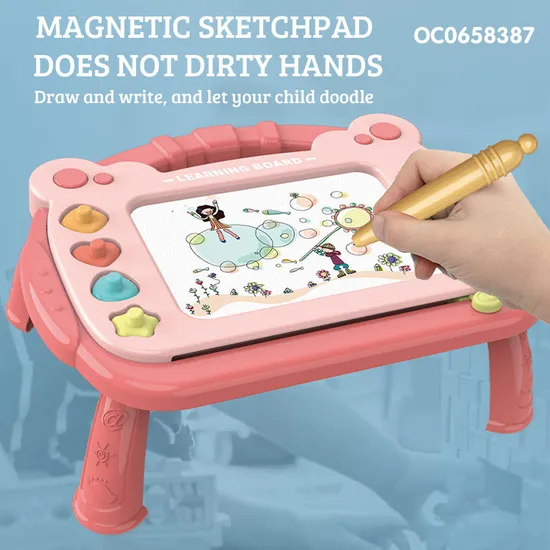 Kid Coloring Set Magnetic Writing and Drawing Board Toy with Pen Accessories