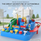 Hand Eye Coordination Toys Handheld Slot Car Race Tracks Sets for Boys Car Adventure Game Desktop Toys Anti Stress for 3 Age Kid