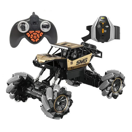 Electric Stunt 1/4 Scale Hand Gesture Drift RC Stunt Alloy Model Car Toys