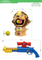 Hot Selling Round Ball Foam Bullet Toy Gun Soft Bullet Shooting Toy Gun with Target Lion