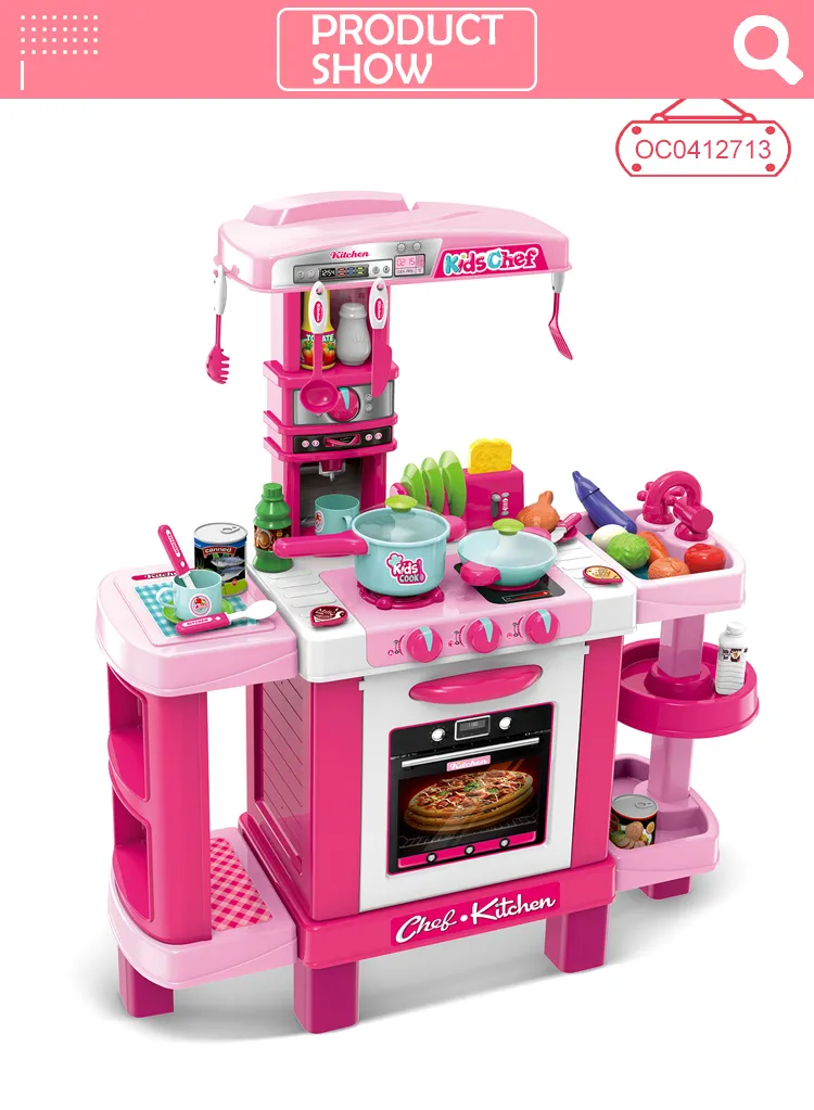 New Kids Pretend Vegetable Fruit Food Play Children's Plastic Kitchen Set Toys