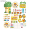 Wholesale Cartoon Dinosaur Design Hamburger Plastic Toy Fast Food Kitchen Plastic Children House Play Gift Set Toys