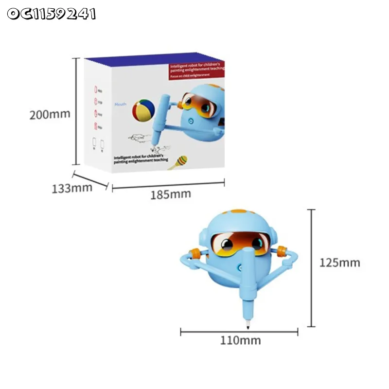 Drawing Learning Art Painting Educational Drawing Interactive Robot Machine Montessori Educational Toys for Children
