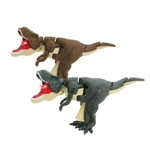 Dinosaur Shape Decompression Electronic Fidget Plastic Toy Gun for Boys with Sound and Light