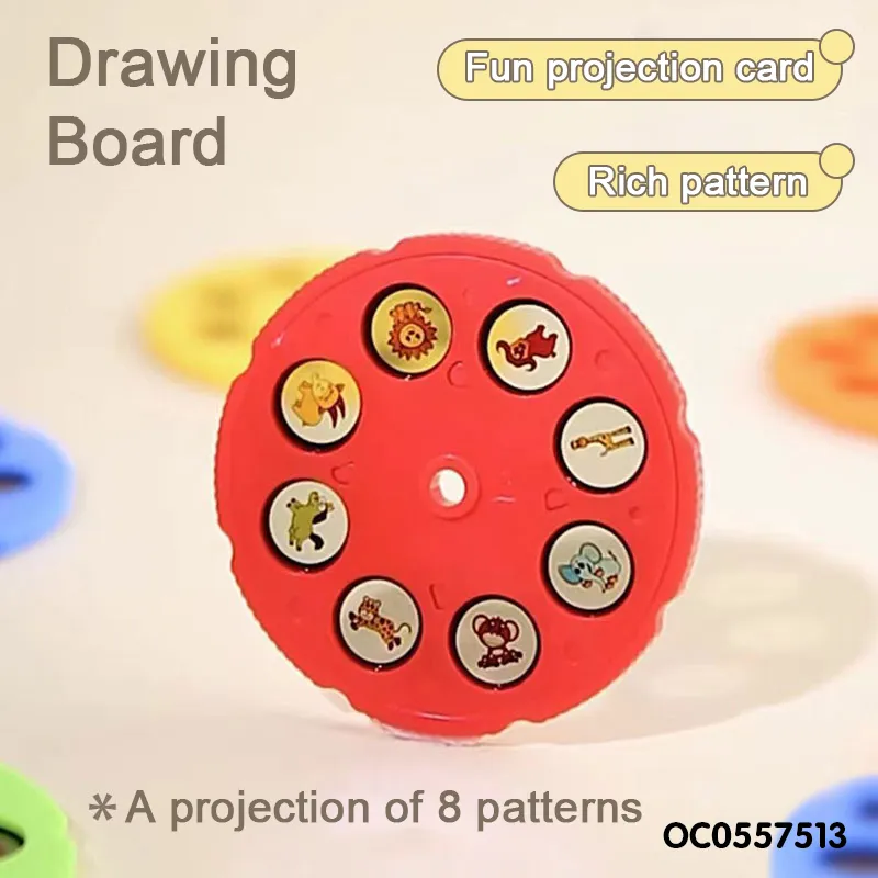 Kids Colour Set Toys Creative Projector Wholesale Magnetic Writing Drawing Table Board
