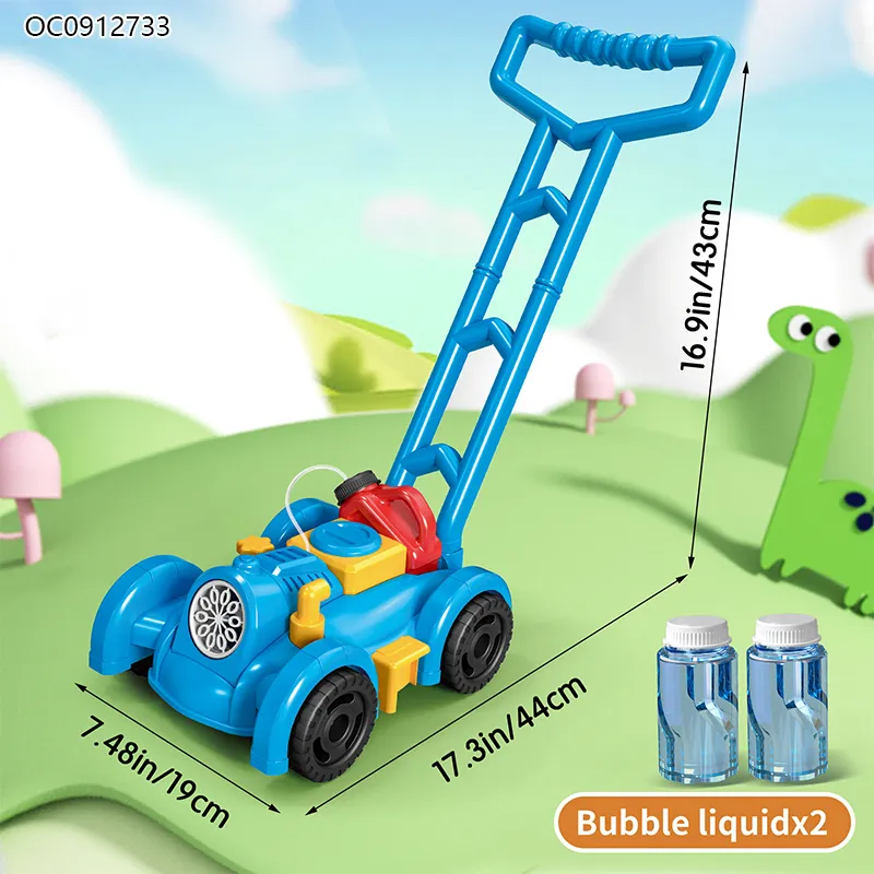 Bubble Blower Toys Electric Lawn Mower Bubbles Machine for Outdoor Game Kids