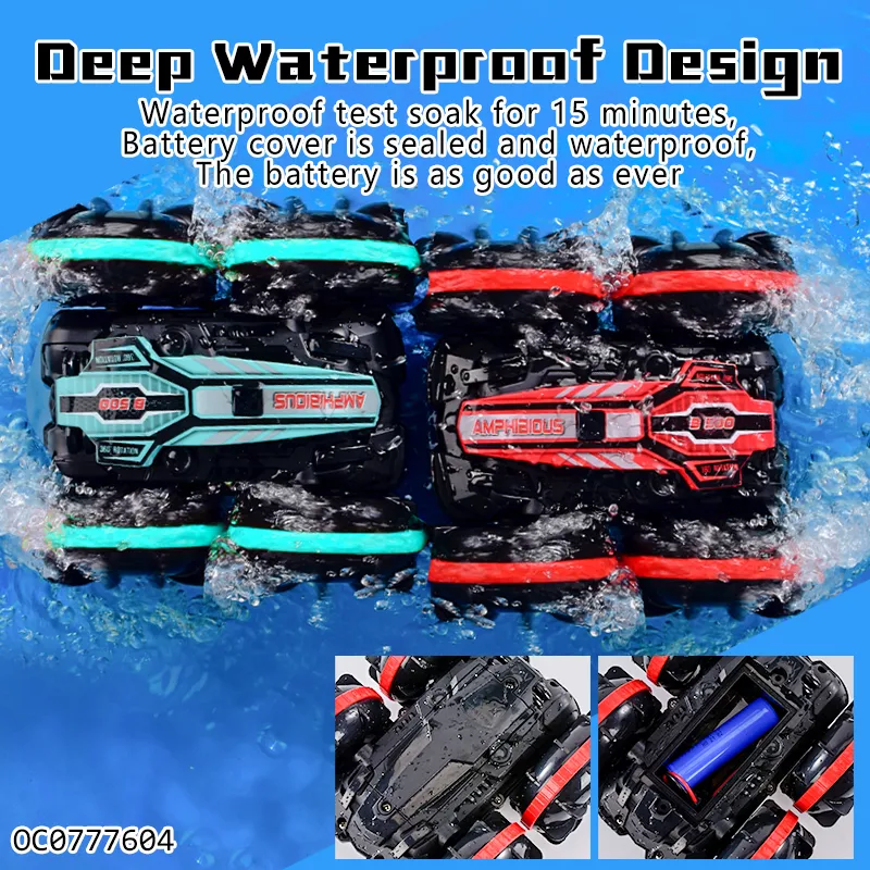 High Speed Rolling Remote Control Gesture Amphibious RC Stunt Vehicle Toy Car Vehicle Toy for Kids