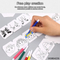 Wholesale Educational Popular DIY Coloring 3D Puzzle Paper Doll Dress up Toys for Kids