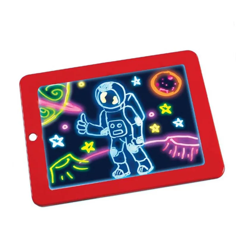 Wholesale Montessori Education Color Magnetic Electronic Magic 3D Writing LED LCD Drawing Boards for Kids