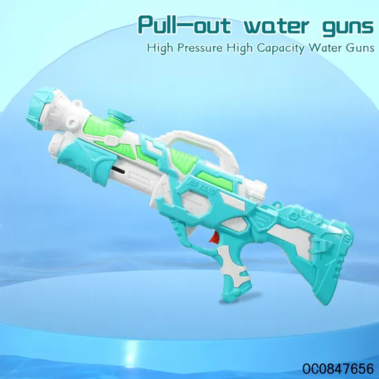Powerful High Pressure Water Gun Kids Plastic Big Size Water Gun for Summer Shooting Game
