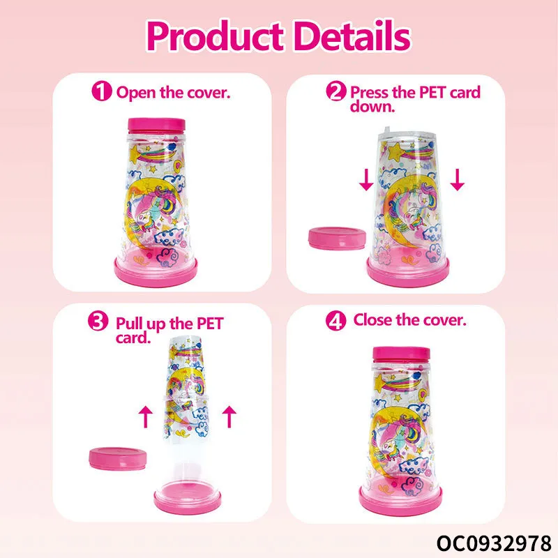 Custom Plastic New Toys Kids Cute Montessori Educational Handmade Popular DIY Toys for Girls